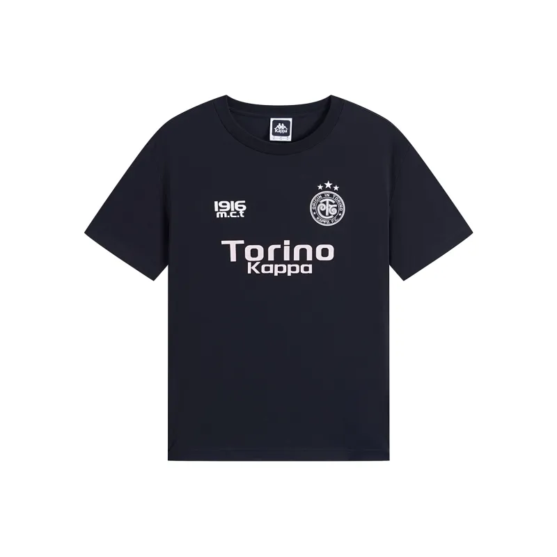 Kappa 1916 Series T Shirt Unisex Black-0