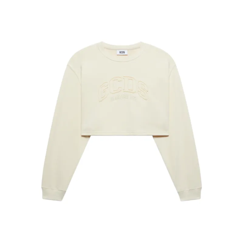 GCDS Sweatshirts Women's Bone-0