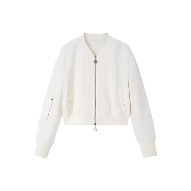 【dme】 Baseball Jacket Women's Ecru-0