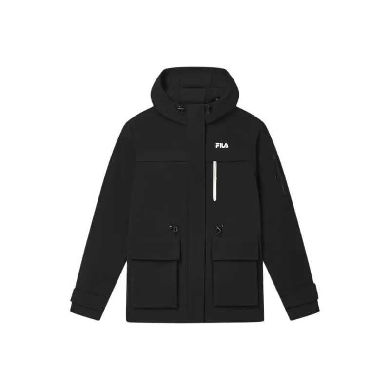 FILA Puffer Jacket Women's Jet Black-0