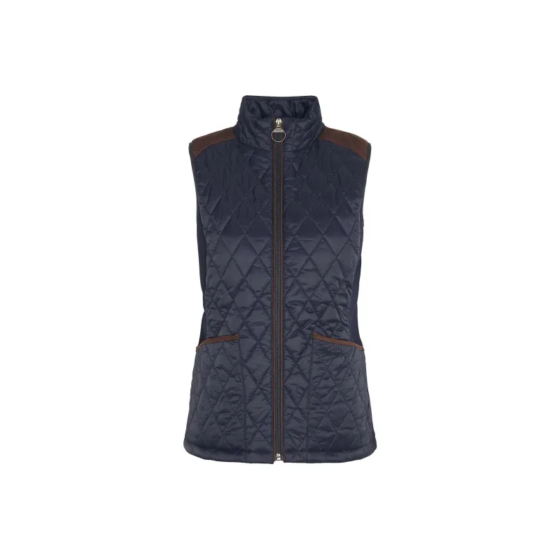 BARBOUR SS24 Puffer Jacket Women's Marine Blue-0