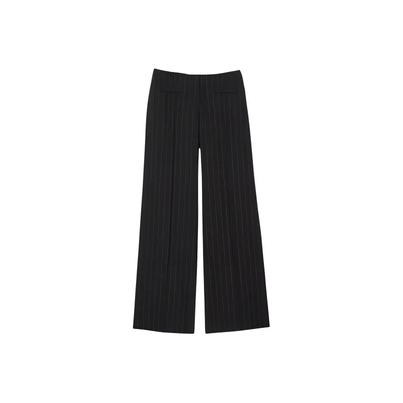 Sandro Casual Pants Women's Black-0