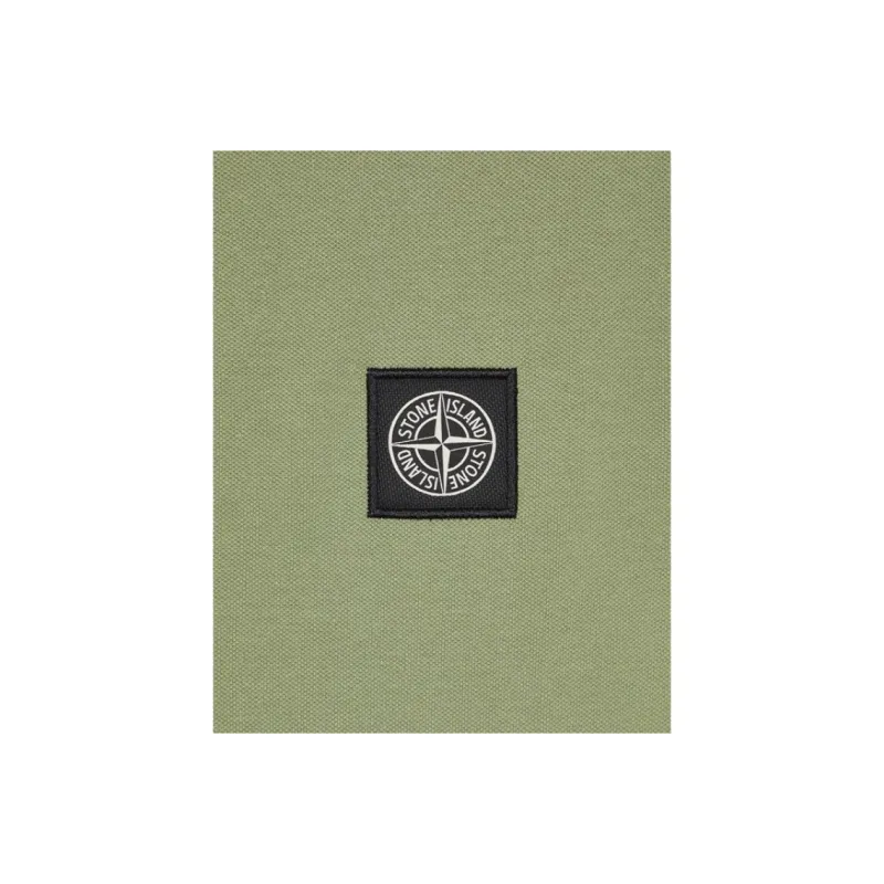 STONE ISLAND Compass patch Piqué Polo Shirt-3