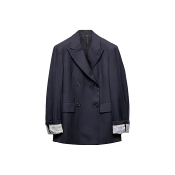 PRADA Double Breasted Tailored Blazer