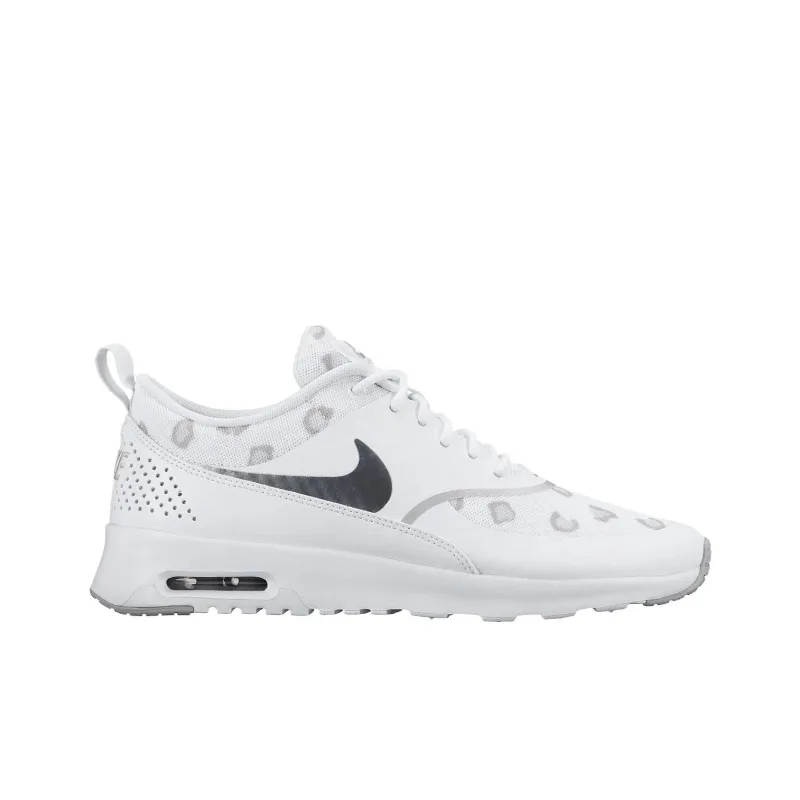 Nike Air Max Thea Anti Slip Wear Resistant Low Top Casual Shoes Women's White Black-1