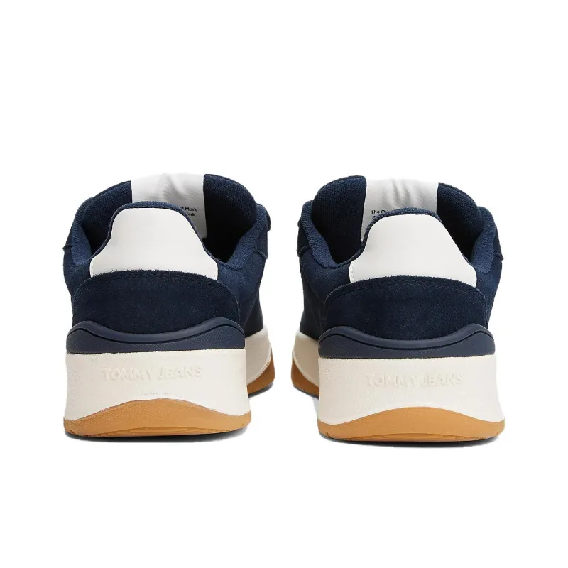Tommy Hilfiger Anti Slip Wear Resistant Low Top Skateboard Shoes Men's Blue-4