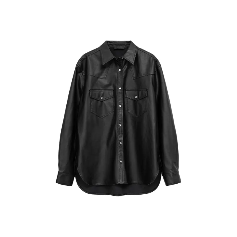 MUNJOUR Leather Jackets Women's-1