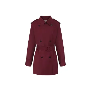 BBLLUUEE Trench Coat Women's Ancora Red