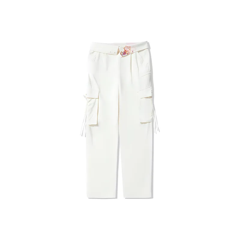 LiNing x LOL Casual Pants Women's Ecru-0