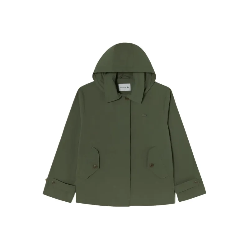 LACOSTE Trench Coat Women's Green-0
