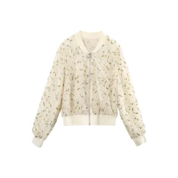 A Paradise For Awakening Cropped Coat Women's Beige Apricot