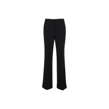 THEORY Pressed-Crease Flared Trousers