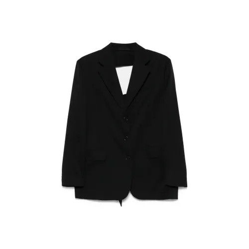 SIMONE ROCHA Back Cut Out Bow Detail Jacket 'Black'