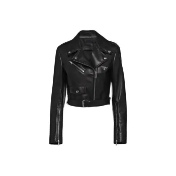 PRADA Leather Biker Jacket