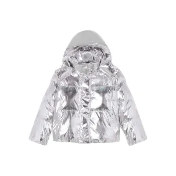 Maje Metallic Puffer Jacket