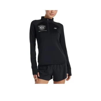 New Balance United Airlines NYCHeat Grid Sweatshirt Women's Black
