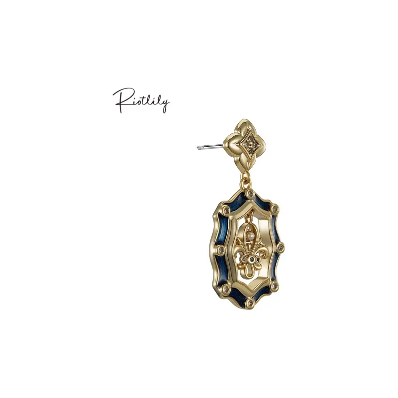 RiotLILY Vintage Refined Elegant Fashion Classic Unique Glamorous Style Earrings Women's-4