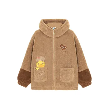 B.Duck Velvet feel Coat Women's Light Camel