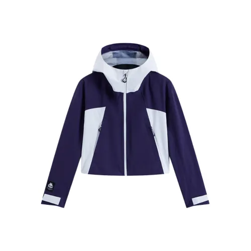 Kappa Waterproof Windbreaker Jacket Women's Purple