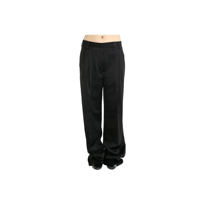DRIES VAN NOTEN Pleated Pants Black-0