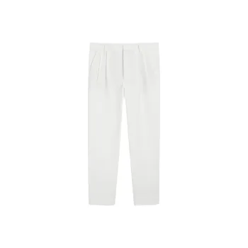 Massimo Dutti Suit Trouser Men's White