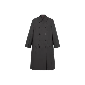 GUCCI SS25 Trench Coat Women's Gray