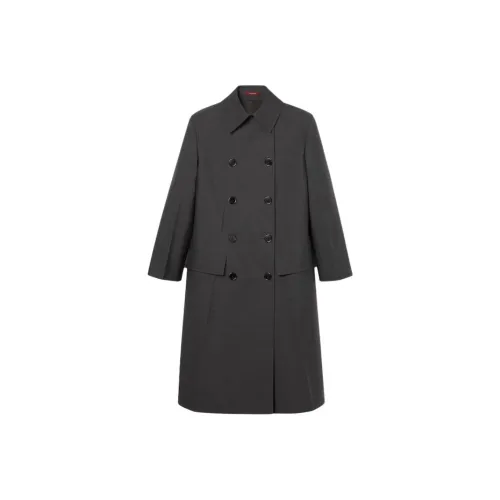 GUCCI SS25 Trench Coat Women's Gray