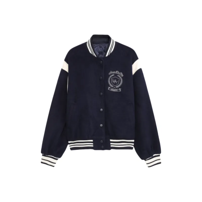 EVPGB Baseball Jacket Women's Navy Blue-0