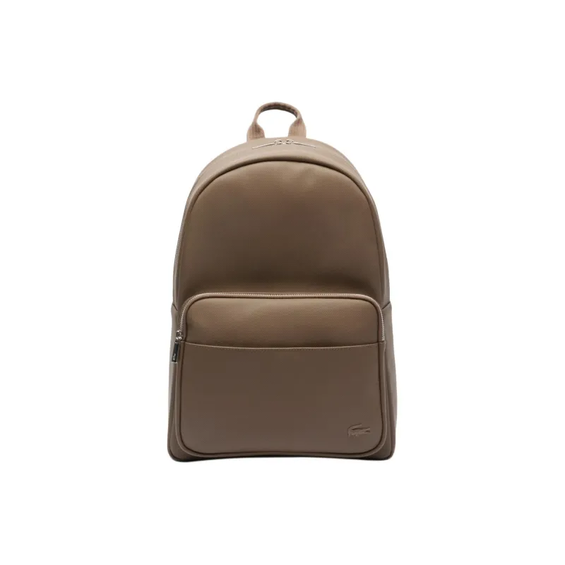 LACOSTE Polyurethane Backpack Men's Brown-0