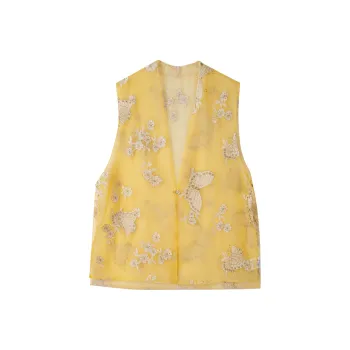 To The West Vest Women's Yellow
