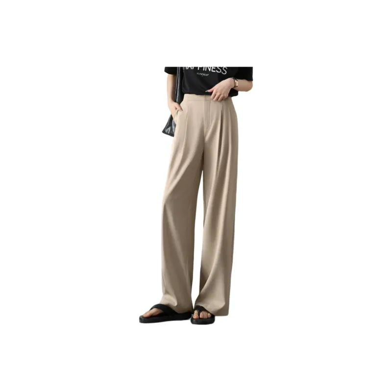 Mo Han Yi Mei SS24 Casual Pants Women's Pine Forest Green-0