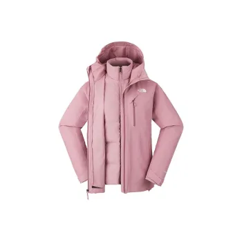 THE NORTH FACE City Outdoor Collection Windbreaker Jackets Women's Falling Cherry Blossom Purple