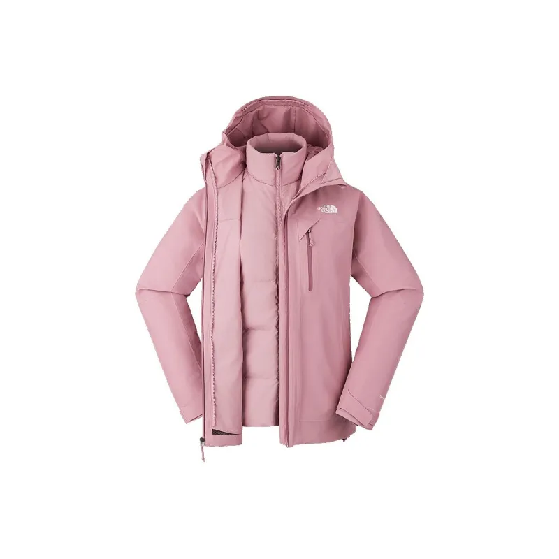 THE NORTH FACE City Outdoor Collection Windbreaker Jackets Women's Falling Cherry Blossom Purple-0