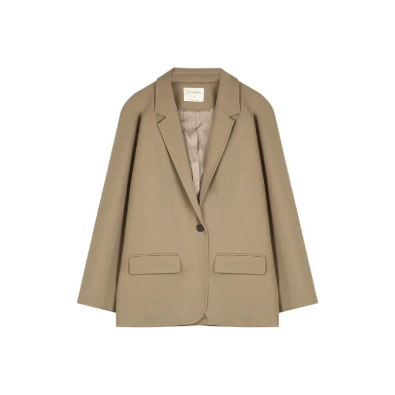 SOLIGHTER Business Suit Women's Gray Khaki-0