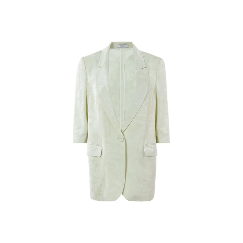 BESIONIA SS25 Business Suits Coats Women's Light Green-0