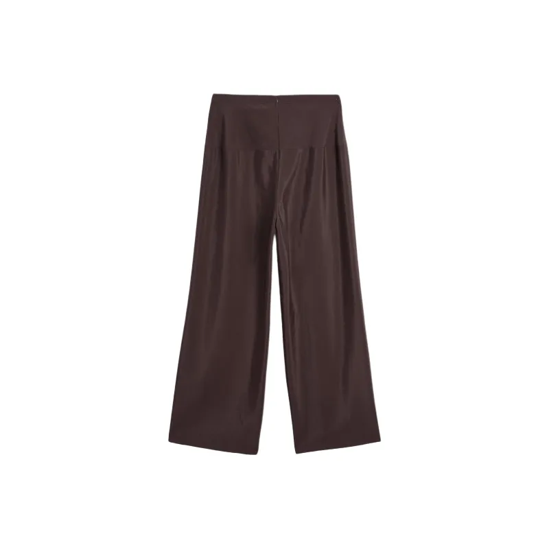 Massimo Dutti Casual Pants Women's Brown-1