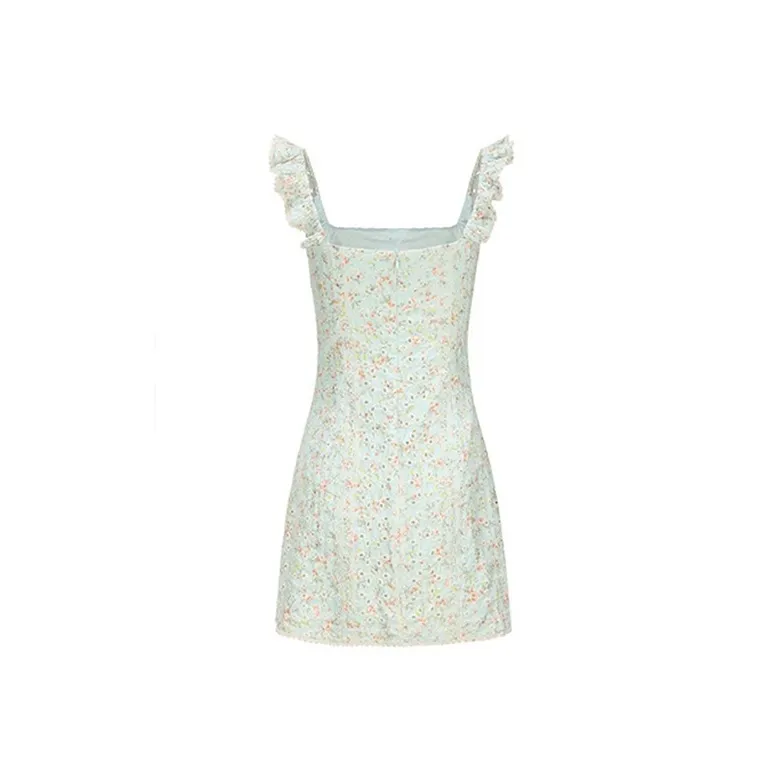 Qiuerle Short Sleeved Dress Women's-1