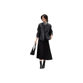 XWI Velvet feel Coat Women's Dark Heather Gray