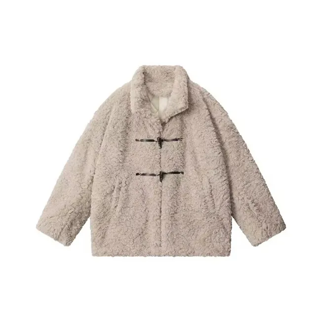 ECNR Velvet feel Coat Women's Gray-0