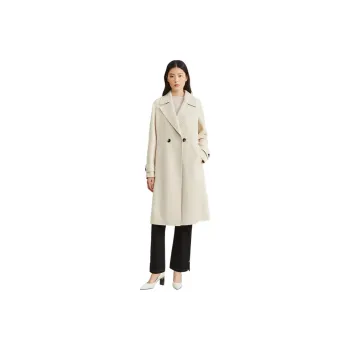 Yiner Coats Women's Light Apricot