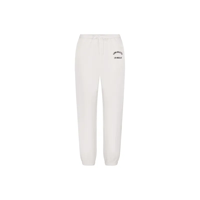 SKIMS Valentine's Day Collection SS25 COTTON FLEECE CLASSIC JOGGER Casual Pants Women's MARBLE GRAPHIC/Marble Pattern-0