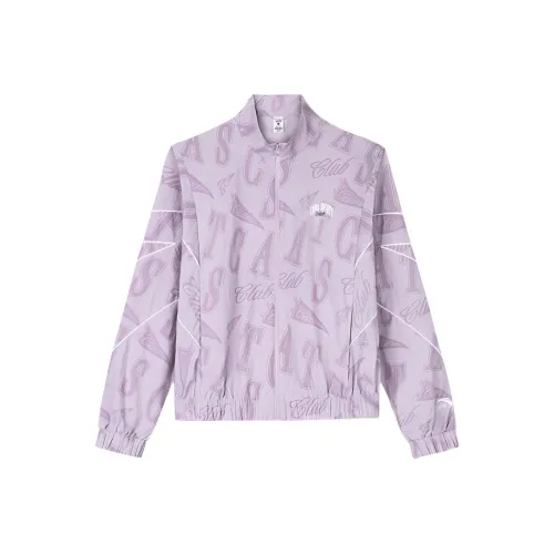 Anta Sun Protection Clothing Women's Gray Vine Purple/Full Ground Print