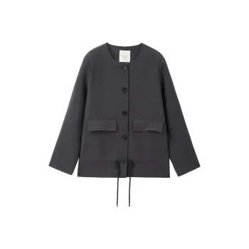 UNIQLO Trench Coat Women's Dark Gray