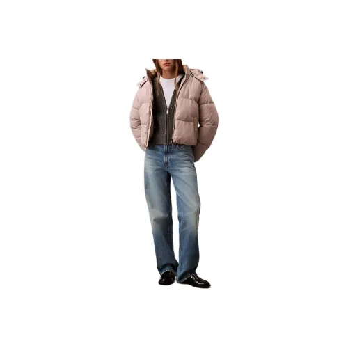calvin MOB KLEIN Puffer Jacket Women's Khaki