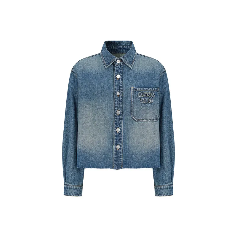 JZ. ANNAKRO Denim Jacket Women's Blue Shades-0