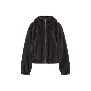 MOCO Velvet feel Coat Women's Dark Gray