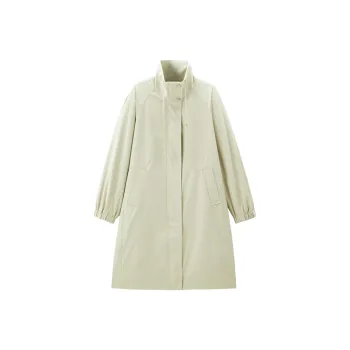 LEDIN Trench Coat Women's Matte Mint Green