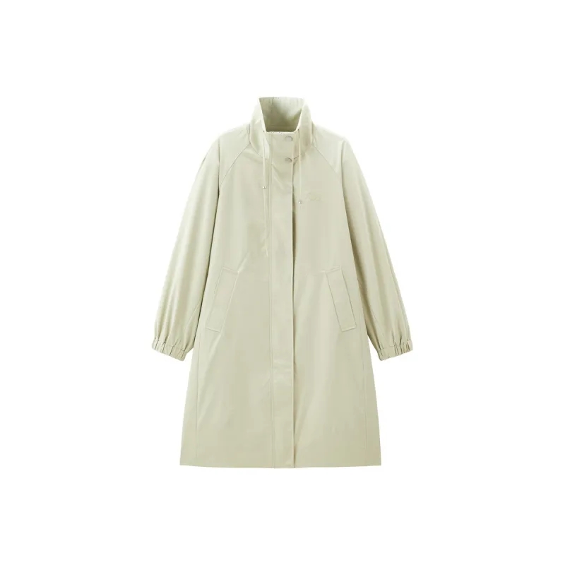 LEDIN Trench Coat Women's Matte Mint Green-0