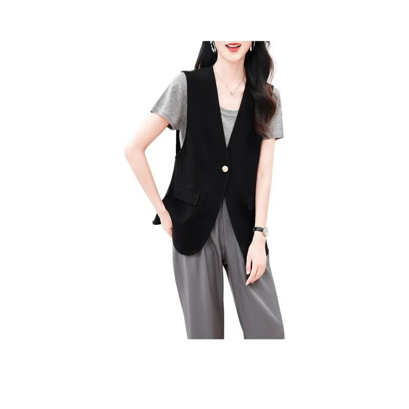 Yi Mengyuan Vests Women's-3