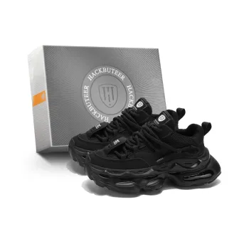HACKBUTEER Low Top Chunky Sneakers Men's Box Included